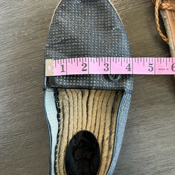 Michael Kors Black Mesh Espadrille Flats Shoes 9 - Picture 13 of 13